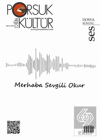 Porsuk Kültür ve Sanat Dergisi Sayı 28 Ağustos 2020