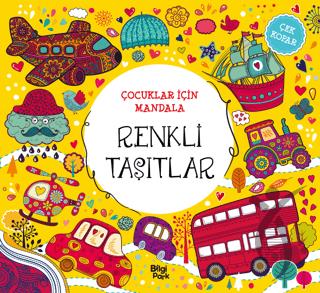 Çocuklar İçin Mandala Renkli Taşıtlar