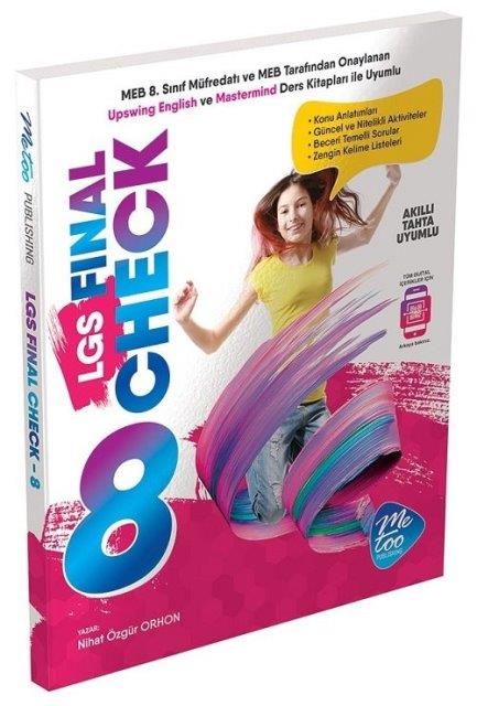 8 Sınıf LGS Final Check Me Too Publishing Komisyon 60 İndirim