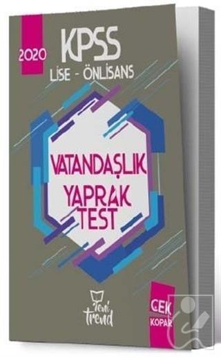 2020 KPSS Lise Ön Lisans Coğrafya Soru Bankası
