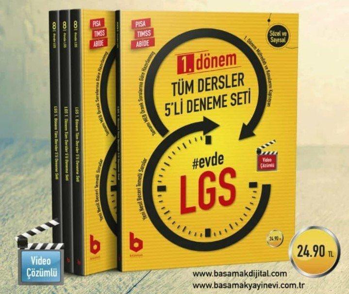 8 Sınıf LGS 1 Dönem Sayısal Denemler