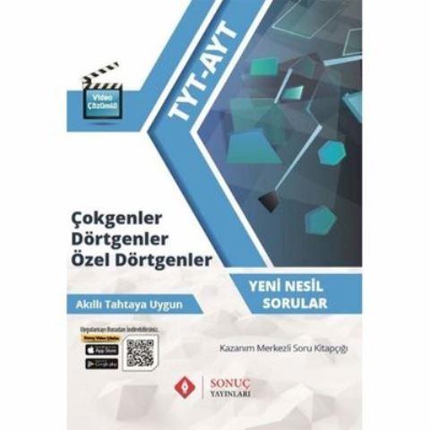 Sonuç Yayınları TYT AYT Çokgenler Dörtgenler Özel Dörtgenler