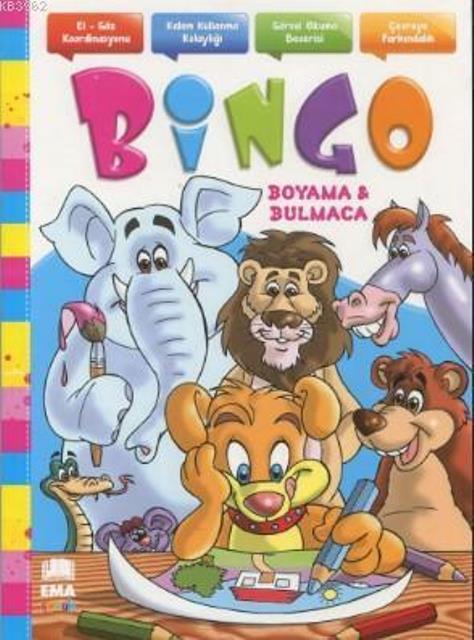 Mega Boyama Renkli Örnekli Örneksiz Çizgi Çalışması