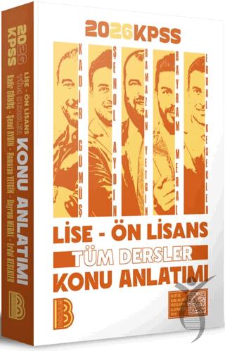 2026 Lise Ön Lisans Tüm Dersler Konu Anlatımı