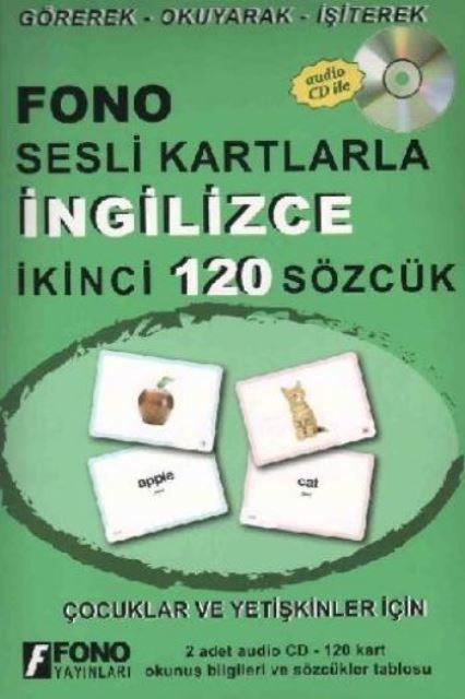 KONUŞAN KARTLARLA İNGİLİZCE İKİNCİ 120 SÖZCÜK FONO