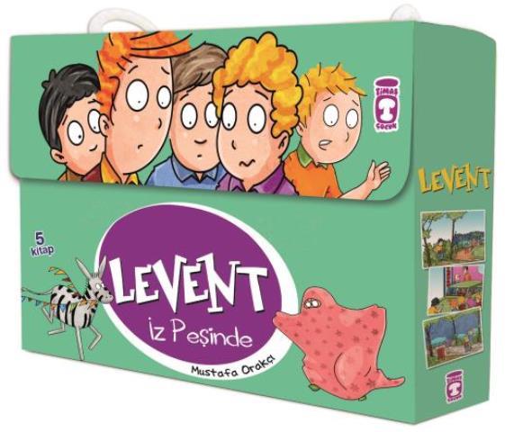 Levent İz Peşinde 1 Set 5 Kitap