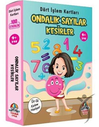 Ondalık Sayılar Kesirler Dört İşlem Kartları 9 Yaş