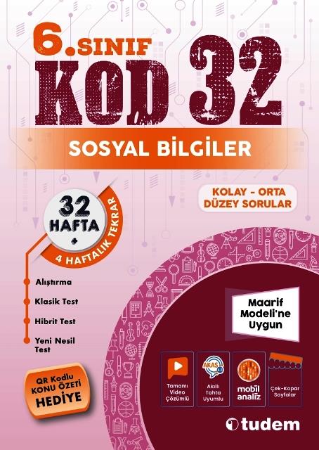 6 Sınıf Sosyal Bilgiler KOD 32
