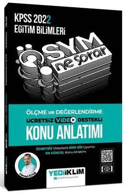Yediiklim 2022 KPSS Eğitim Bilimleri Ösym Ne Sorar Ölçme ve Değerlendirme Konu Anlatımı Komisyon 26 İndirim