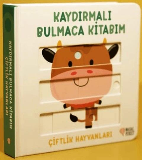 Kaydırmalı Bulmaca Kitabım Çiftlik Hayvanlar