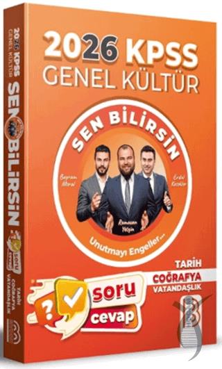 2026 KPSS Genel Kültür Sen Bilirsin Tarih Coğrafya Vatandaşlık Soru Cevap Kitabı