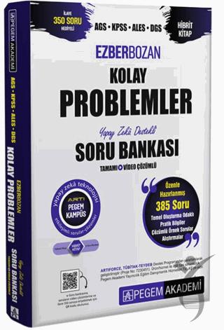 AGS KPSS ALES DGS Ezberbozan Kolay Problemler Tamamı Video Çözümlü Soru Bankası