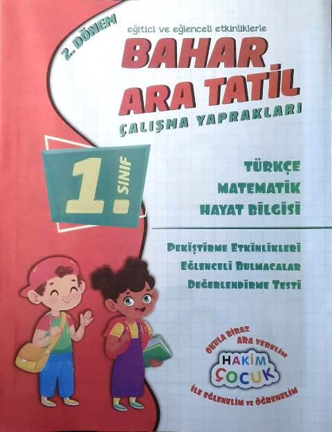 1 Sınıf 2 Dönem Bahar Ara Tatil Çalışma Yaprakları