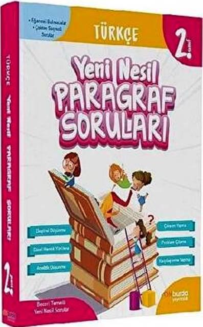 2 Sınıf Türkçe Yeni Nesil Paragraf Soruları ONburda Yayınları