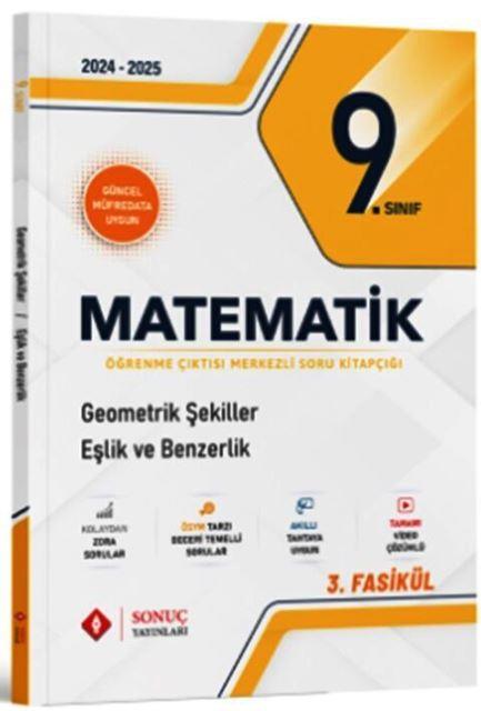9 Sınıf Matematik Geometrik Şekiller Eşlik ve Benzerlik Soru Kitapçığı