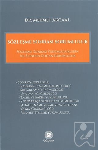 Sözleşme Sonrası Sorumluluk