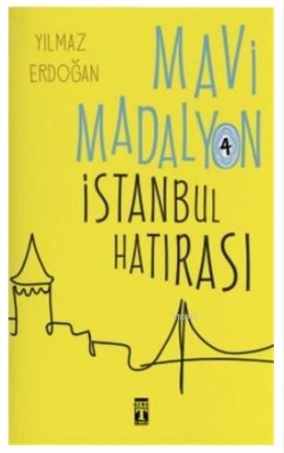 İstanbul Hatırası Mavi Madalyon 4