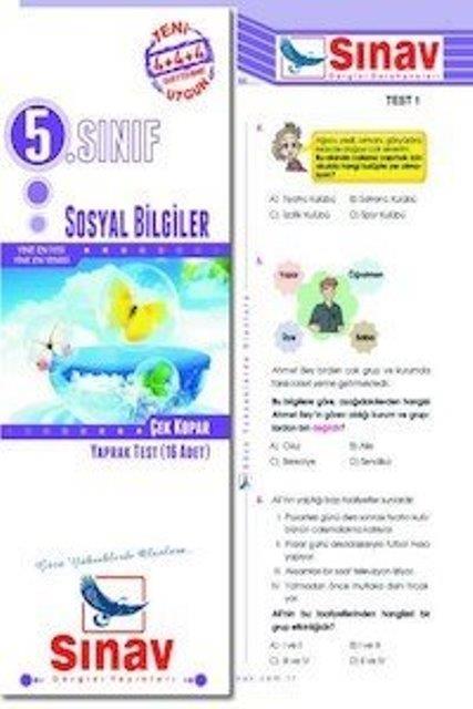 Özdebir Yayınları 5 Sınıf Sosyal Bilgiler Çek Kopar Yaprak Test
