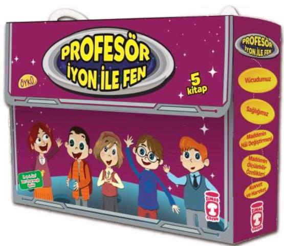 Profesör İyon İle Fen 1 Set 5 Kitap