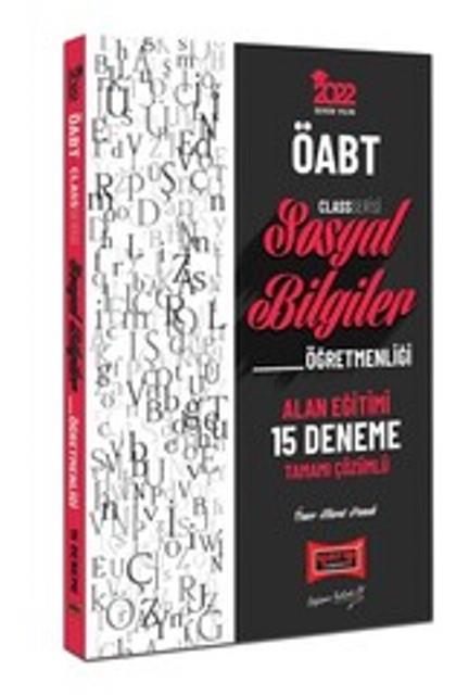 Yargı 2022 ÖABT Class Sosyal Bilgiler Öğretmenliği Alan Eğitimi 15 Deneme Sınavı Komisyon 9 İndirim
