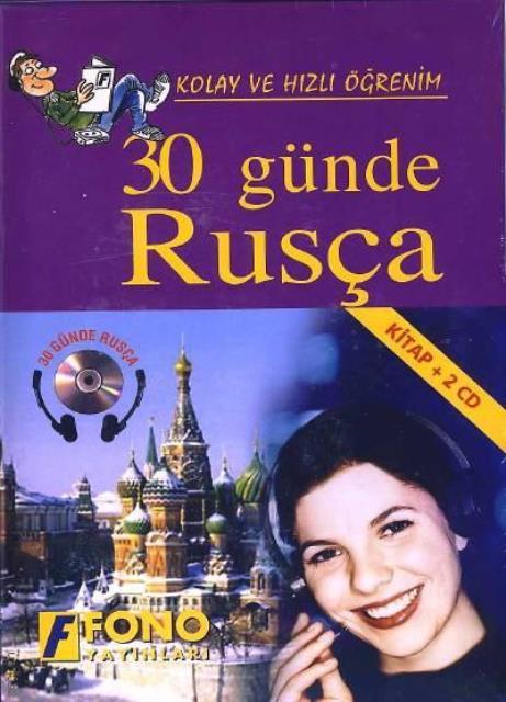 30 Günde Rusça kitap 2 CD
