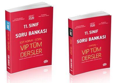 11 Sınıf Eşit Ağırlık Sözel VIP Tüm Dersler Soru Bankası