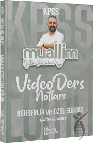 KPSS Eğitim Bilimleri Rehberlik ve Özel Eğitim Ders İzleme Defteri