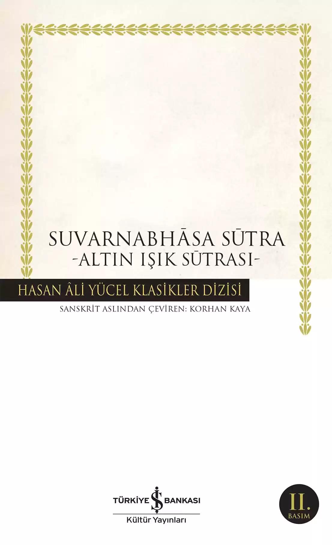 Suvarnabhasa Sütra