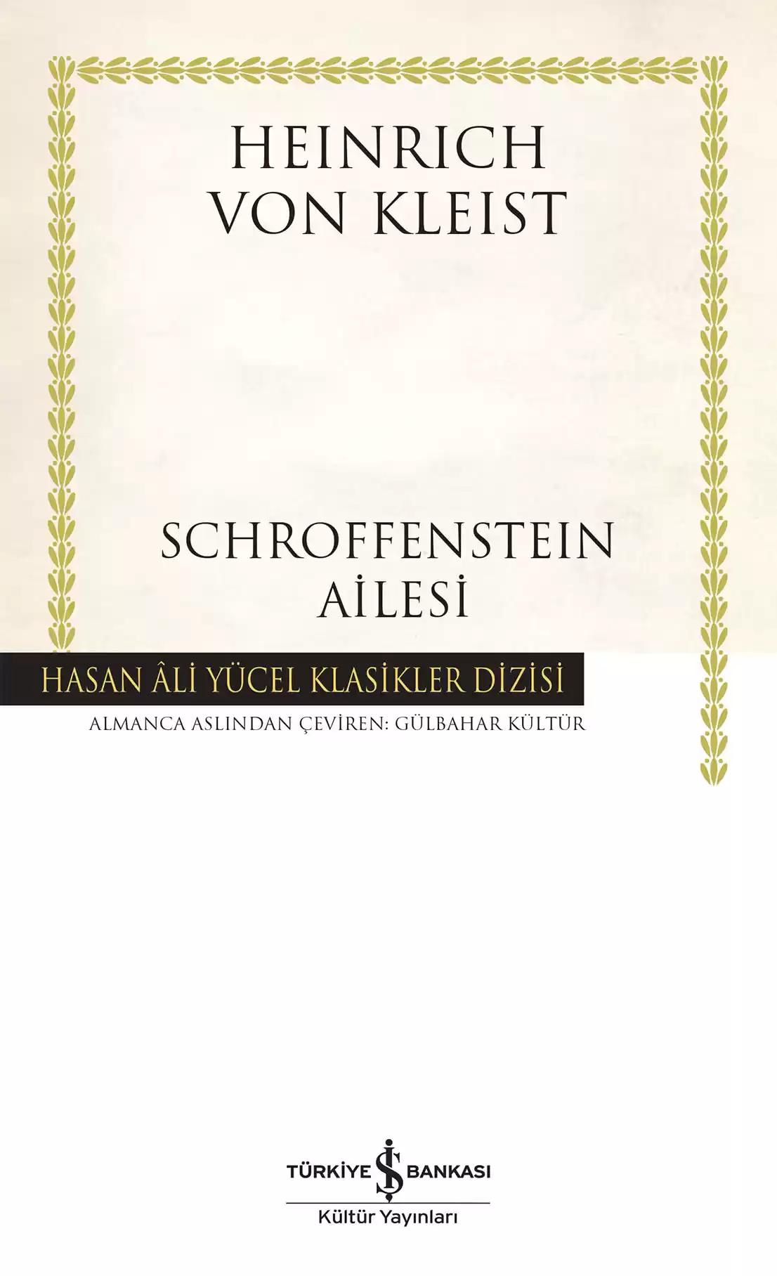 Schroffensteın Ailesi