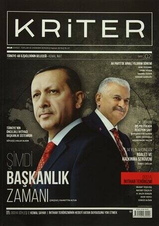 Kriter Aylık Siyaset Toplum ve Ekonomi Dergisi Sayı 2 Haziran 2016