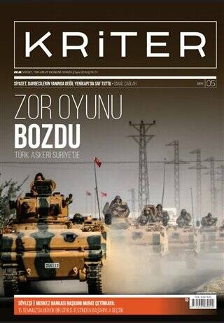 Kriter Aylık Siyaset Toplum ve Ekonomi Dergisi Sayı 5 Eylül 2016