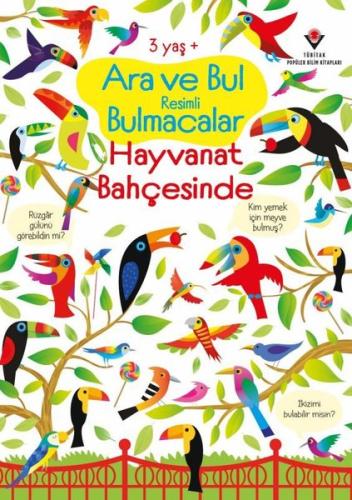 Hayvanat Bahçesinde Ara ve Bul Resimli Bulmacalar
