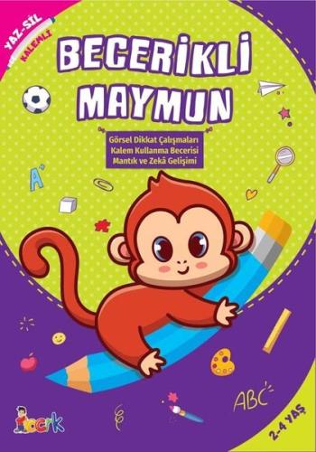 Becerikli Maymun Yaz Sil Kalemli
