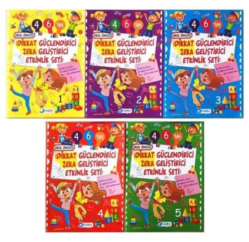 4 6 Yaş Dikkat Güçlendirici ve Zeka Geliştirici Etkinlik Seti 5 Kitap
