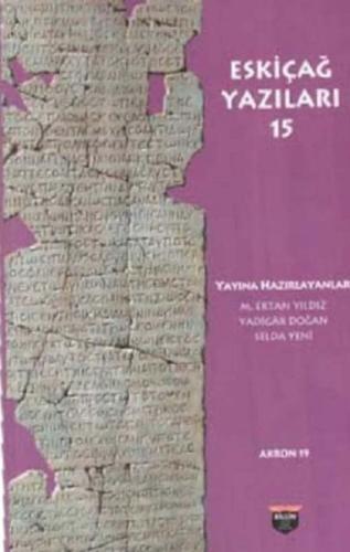 Eskiçağ Yazıları 15