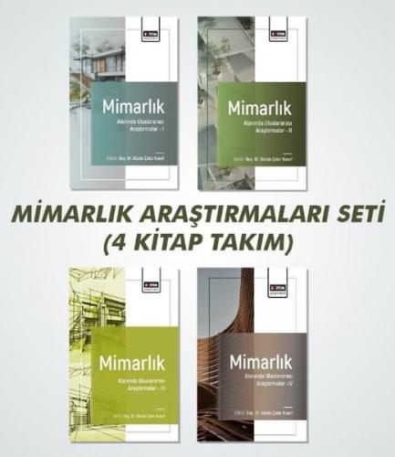 Mimarlık Araştırmaları Seti 4 Kitap Takım
