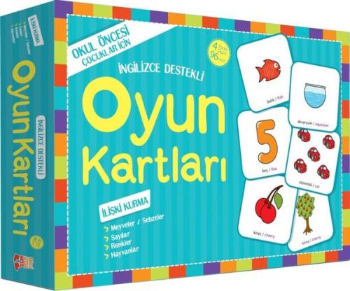 Okul Öncesi İngilizce Destekli Oyun Kartları İlişki Kurma