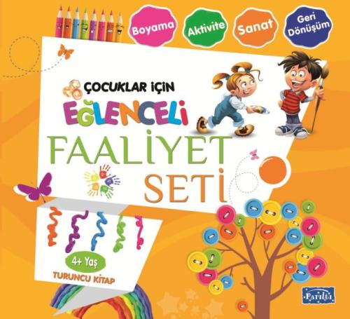 Eğlenceli Faaliyet Seti Turuncu Kitap 4 Yaş Üzeri