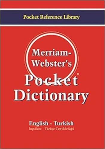 Merriam Webster s Pocket Dictionary English Turkish Cep Sözlüğü
