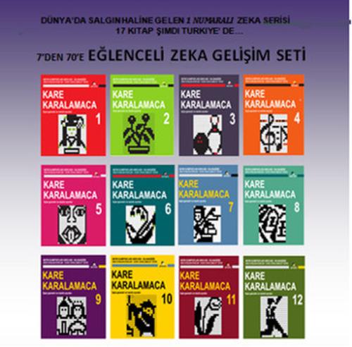 Kare Karalamaca Serisi 12 kitap