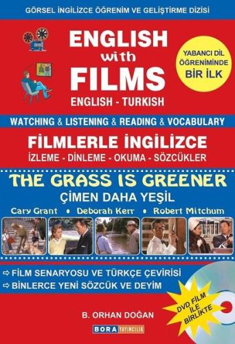 English with Films The Grass is Greener Dvd Film ile Birlikte