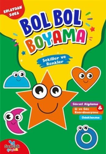 Şekiller ve Renkler Kolaydan Zora Bol Bol Boyama