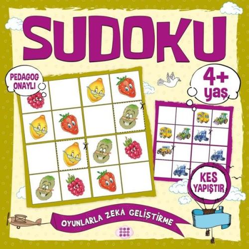 Çocuklar İçin Sudoku Kes Yapıştır 4 Yaş