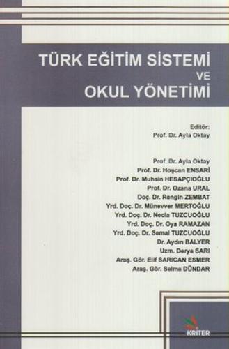 Türk Eğitim Sistemi ve Okul Yönetimi