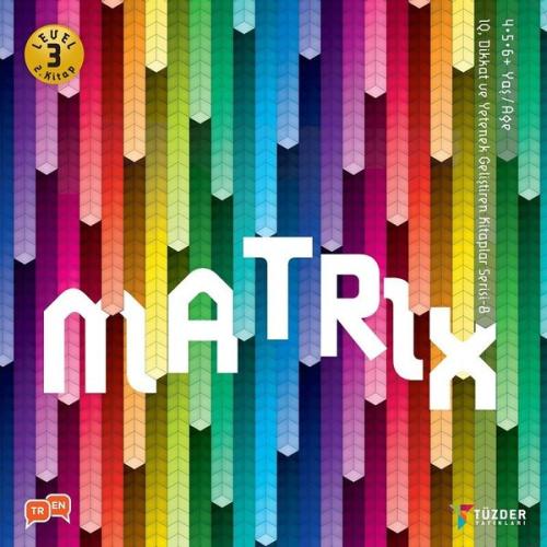 Matrix Level 3 2 Kitap IQ ve Yetenek Geliştiren Kitaplar Serisi 8