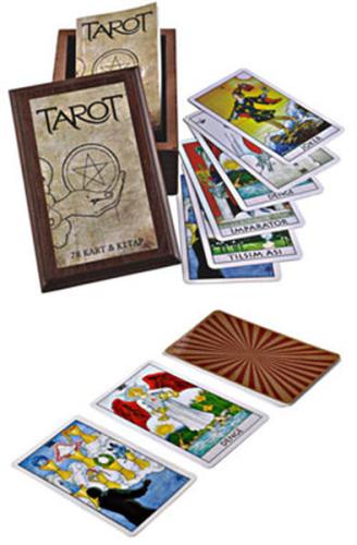 Tarot 78 Kart ve Kitap Ahşap