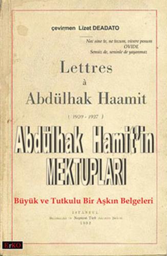 Abdülhak Hamit in Mektupları