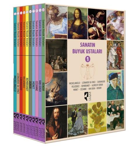 Sanatın Büyük Ustaları Seti 10 Kitap Takım