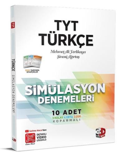 3D Yayınları TYT Türkçe Simülasyon Denemeleri Detaylı Video Çözümlü