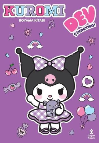 Kuromi Dev Çıkartmalı Boyama Kitabı